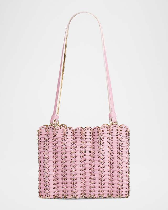 Sac a Main Disc Leather Shoulder Bag